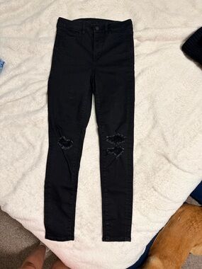 American Eagle Black Stretch Skinny Jeans